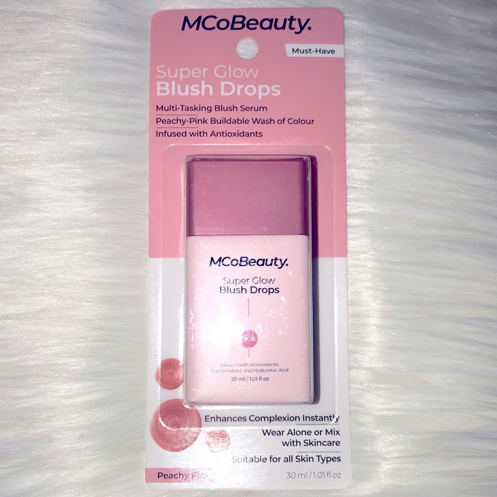 MCoBeauty Super Glow Liquid Blush Drops Peachy Pink